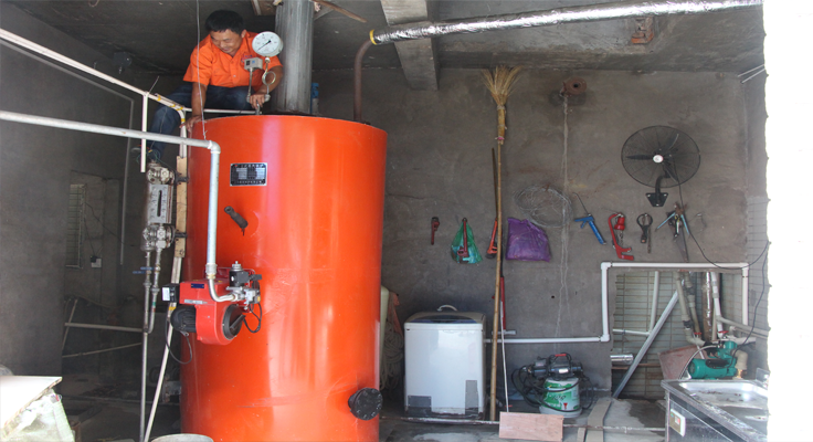 0.3t燃油蒸汽發生器現場調試