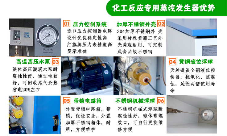 36-48kw化工反應小型蒸汽發生器細節