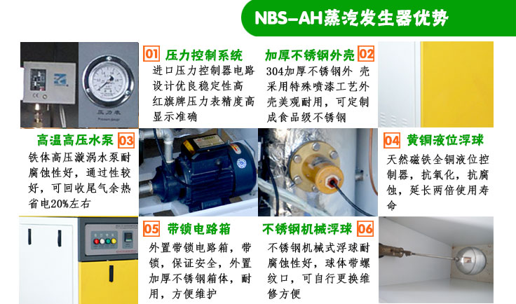 50-100kg/h小型電加熱蒸汽鍋爐細節展示