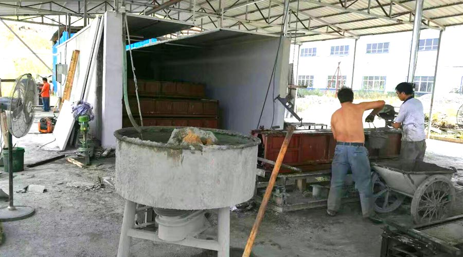 混凝土養護蒸汽發生器使用現場