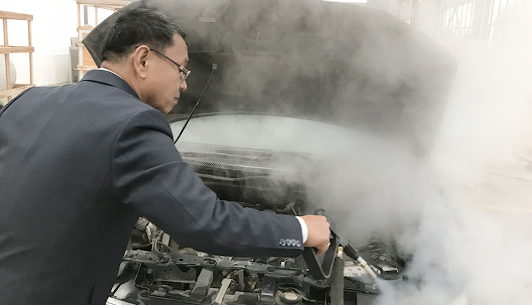 蒸汽洗車環保節能減少水資源的汙染
