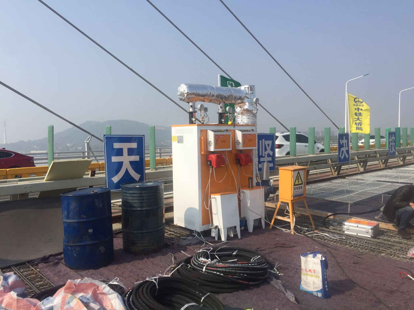 高速公路橋梁蒸汽養護 加快施工進度