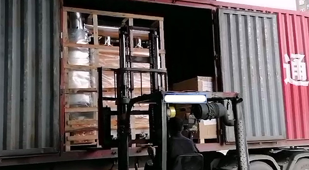 福建200kg/h燃油蒸汽發生器裝車