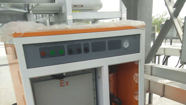 防爆蒸汽發生器石油公司油罐車清洗案例